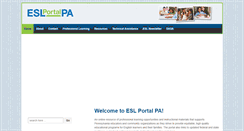 Desktop Screenshot of eslportalpa.info